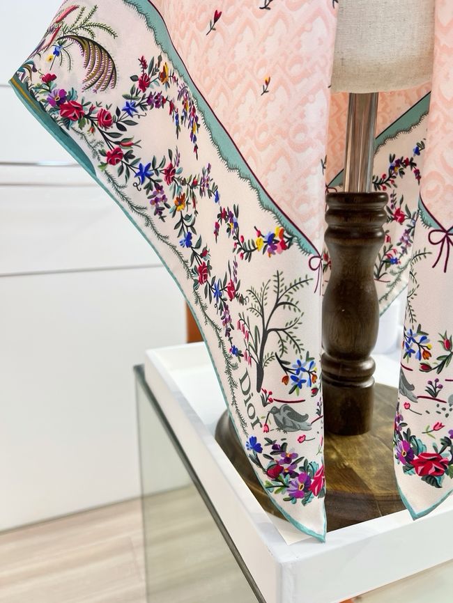 Dior 90 Square Scarf Silk Twill KY200-2