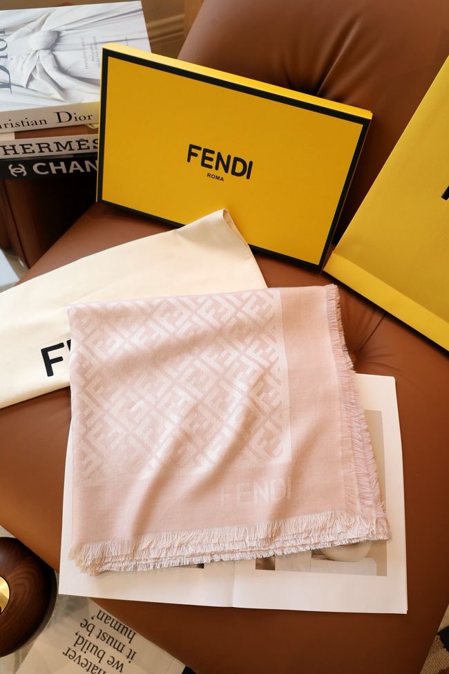 Fendi Shawl Wool Silk and Cotton 06388-1 Fendi Shawl Wool Silk and Cotton 06388-1