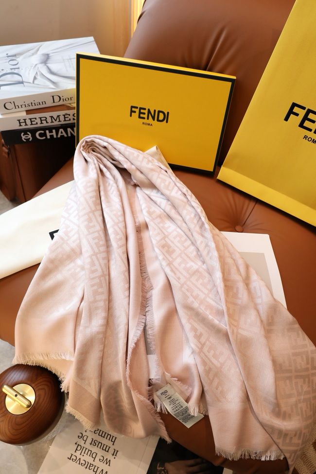 Fendi Shawl Wool Silk and Cotton 06388-1 Fendi Shawl Wool Silk and Cotton 06388-1