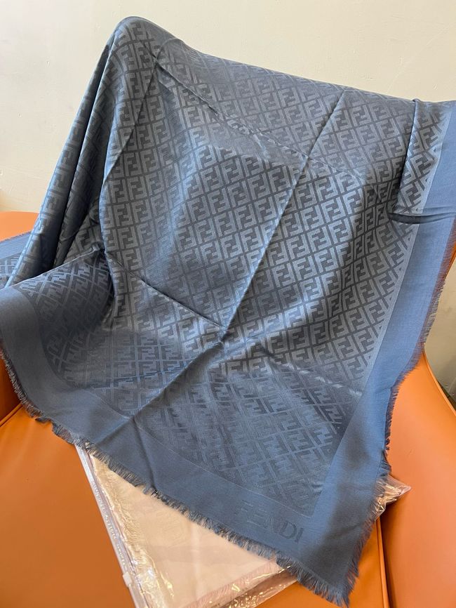 Fendi Shawl Wool Silk and Cotton 06388-2 Fendi Shawl Wool Silk and Cotton 06388-2