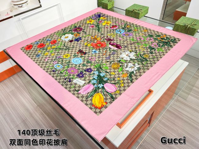 Gucci cashmere Shawl 06392-1