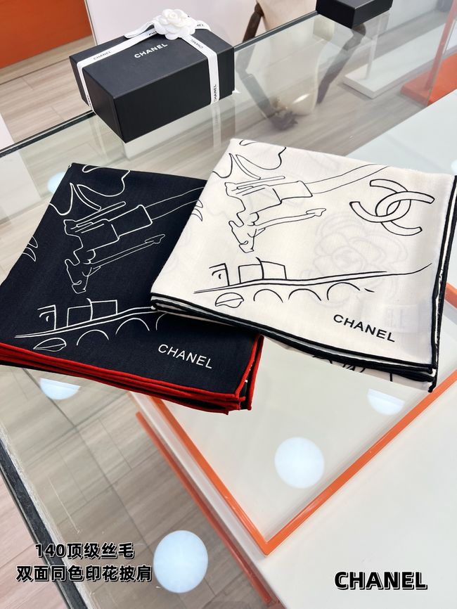 Chanel cashmere scarf B25983-1 Chanel cashmere scarf B25983-1