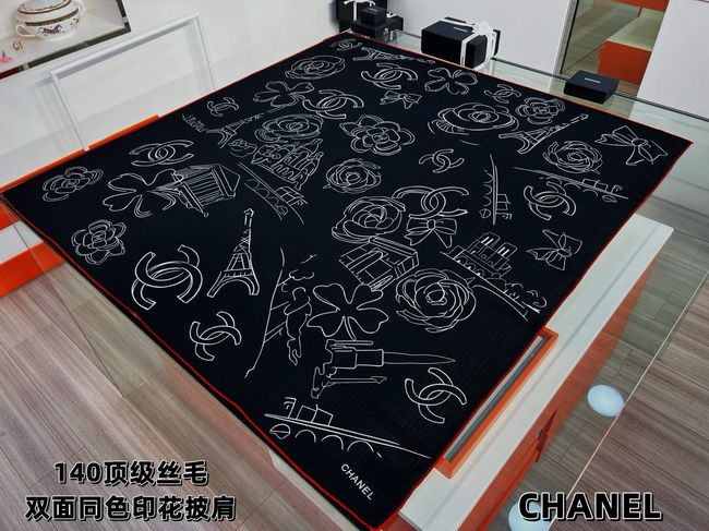 Chanel cashmere scarf B25983-1 Chanel cashmere scarf B25983-1