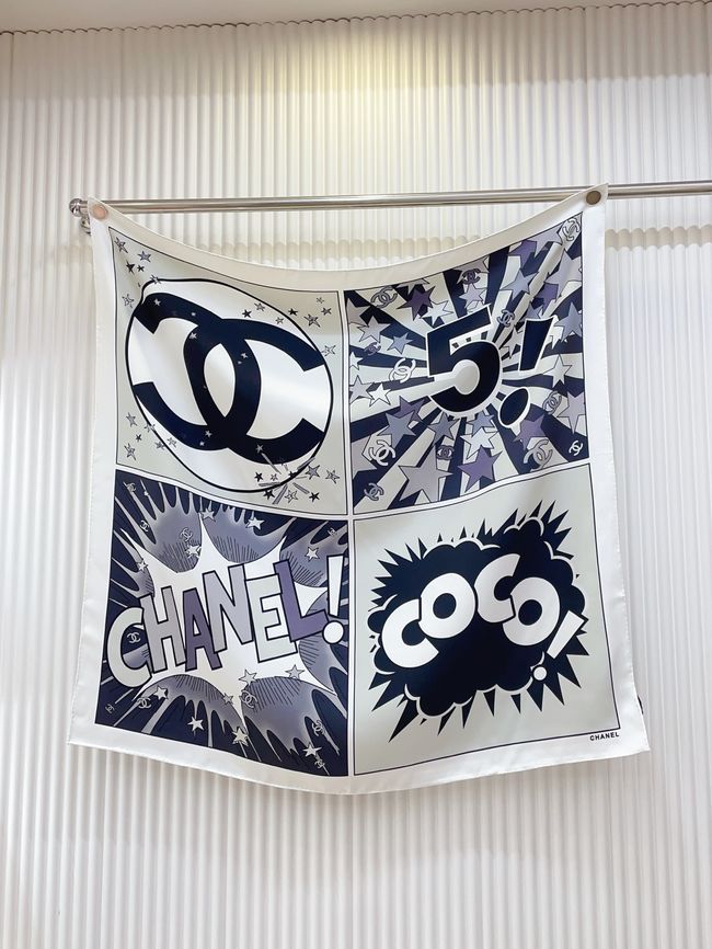 Chanel silk scarf B25982-2 Chanel silk scarf B25982-2