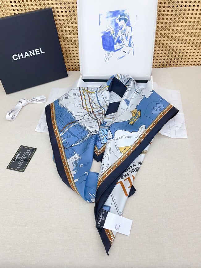 Chanel silk scarf B25984-2 Chanel silk scarf B25984-2