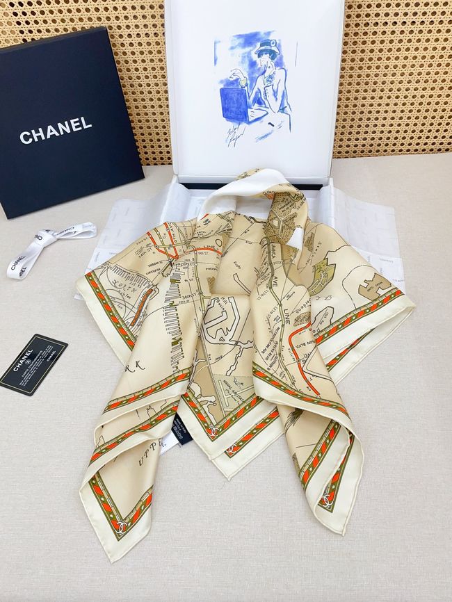 Chanel silk scarf B25984-3 Chanel silk scarf B25984-3
