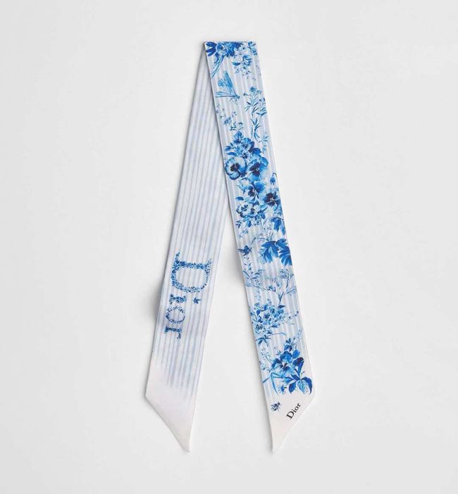 Dior Printed silk twill ribbon KY211-1