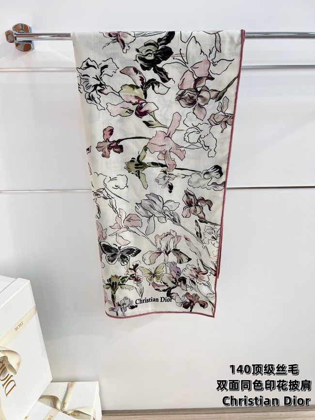 Dior cashmere Shawl KY204-4