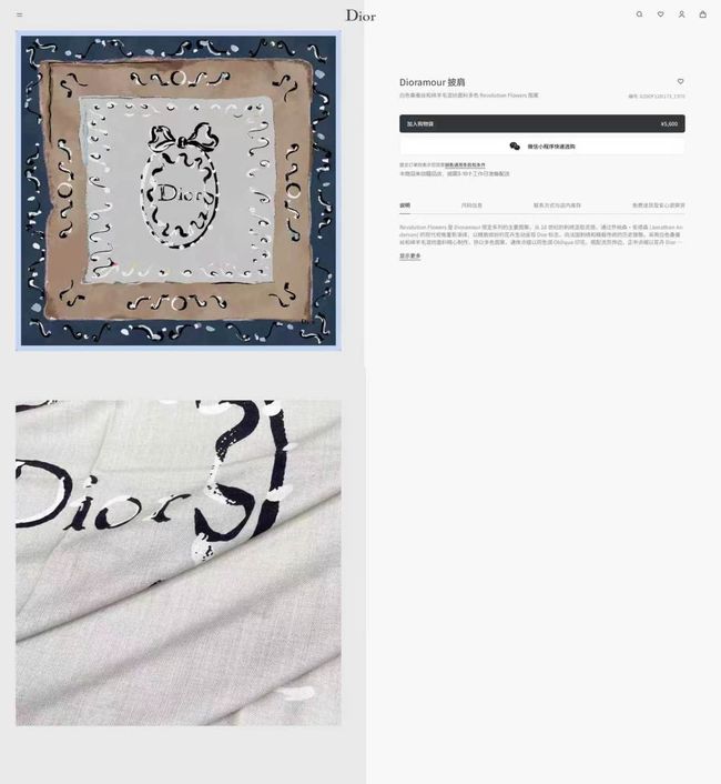 Dior cashmere Shawl KY209-1 Dior cashmere Shawl KY209-1