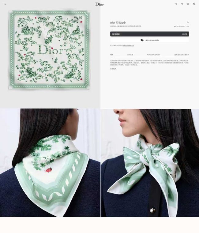 Dior cashmere scarf KY206-2