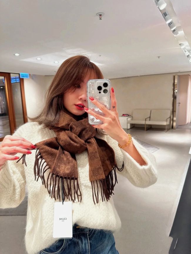 Celine Shawl Wool Silk and Cotton 873733-1