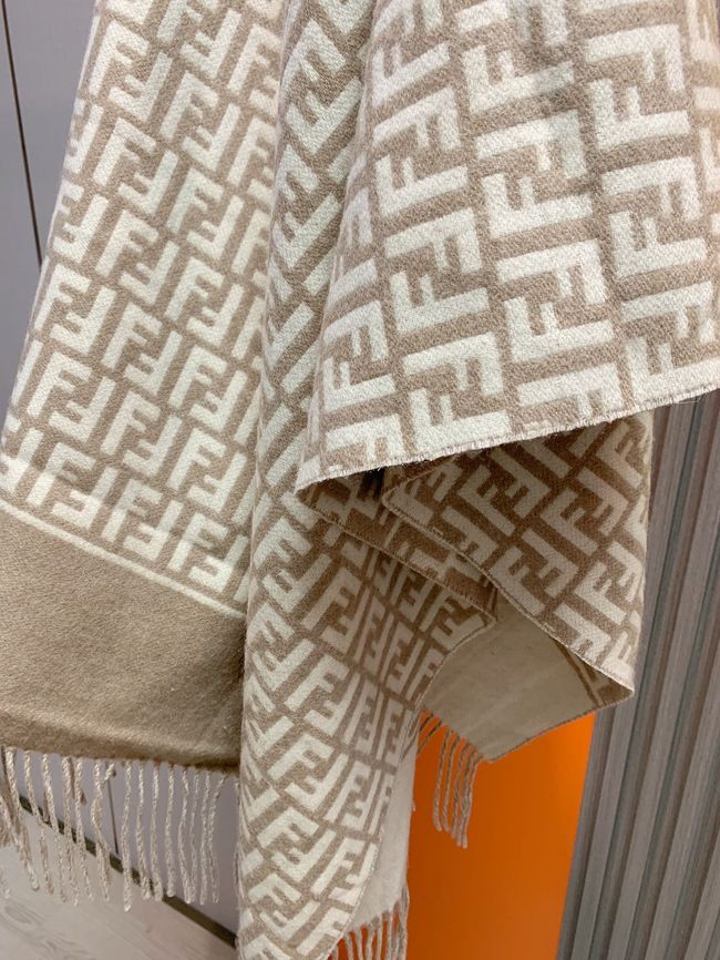 Fendi Shawl Wool Silk and Cotton 06389-2