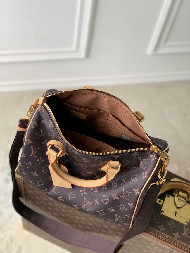 Louis Vuitton Speedy 30 Bandouliere Louis Vuitton Silk Tech M2A454 brown Louis Vuitton Speedy 30 Bandouliere Louis Vuitton Silk Tech M2A454 brown