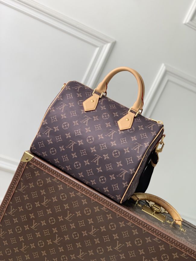 Louis Vuitton Speedy 30 Bandouliere Louis Vuitton Silk Tech M2A454 brown Louis Vuitton Speedy 30 Bandouliere Louis Vuitton Silk Tech M2A454 brown