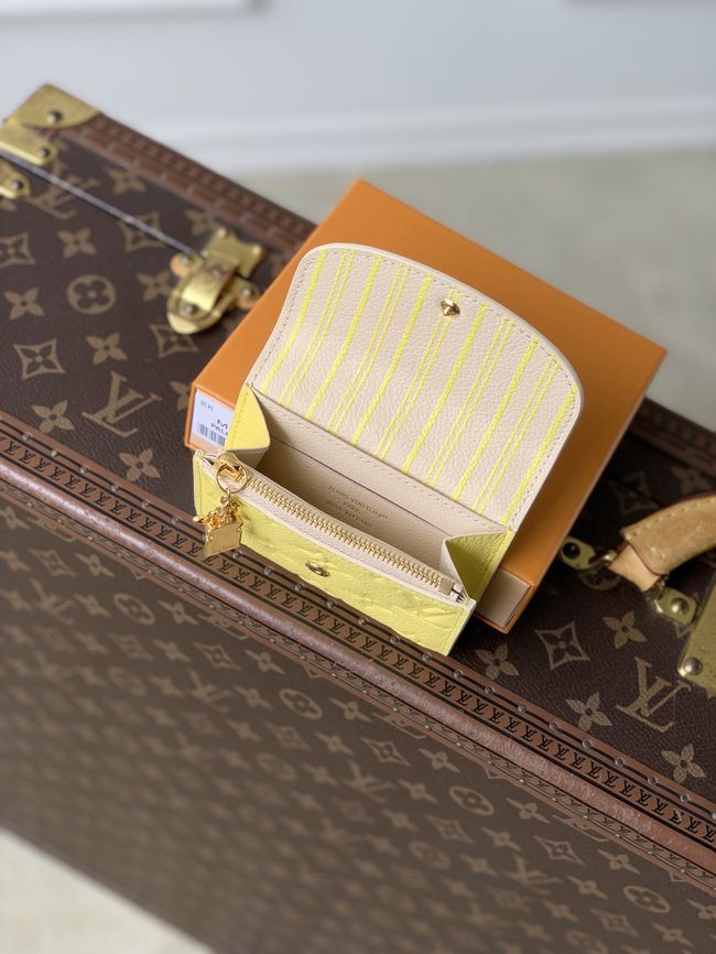 Louis Vuitton Rosalie Coin Purse M29803 Sunflower Yellow Louis Vuitton Rosalie Coin Purse M29803 Sunflower Yellow