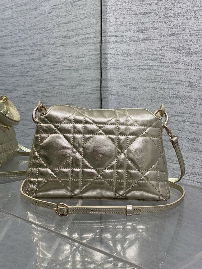 Dior Adiorable Top Handle Mini Bag Macrocannage Lambskin S1713OGY gold Dior Adiorable Top Handle Mini Bag Macrocannage Lambskin S1713OGY gold