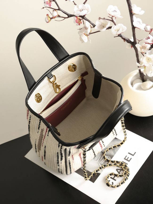 Chanel Mini Shopping Bag AS6199 White
