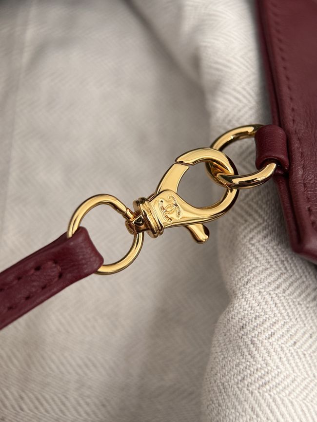 Chanel Shopping Bag AS6475 Burgundy Chanel Shopping Bag AS6475 Burgundy