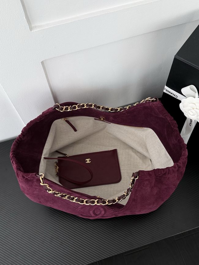 Chanel Shopping Bag AS6475 Burgundy Chanel Shopping Bag AS6475 Burgundy