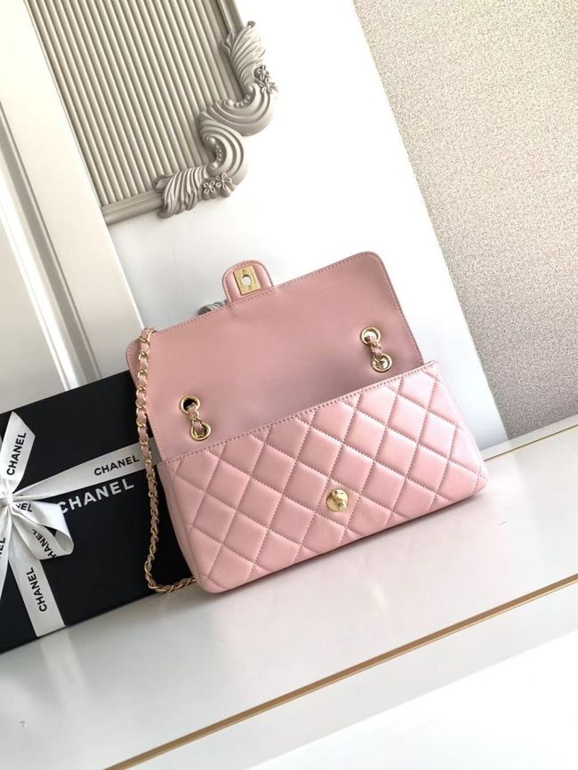 Chanel Flap Bag Lambskin AS6568 pink Chanel Flap Bag Lambskin AS6568 pink