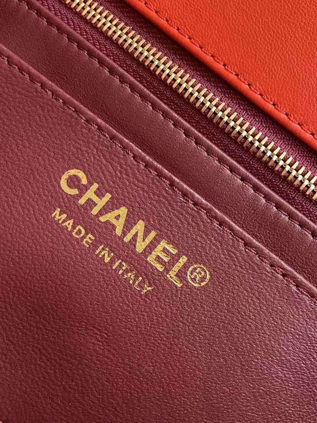 Chanel Flap Bag Lambskin AS6568 red