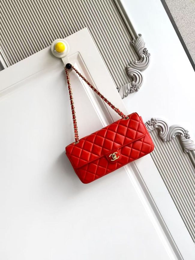 Chanel Flap Bag Lambskin AS6568 red