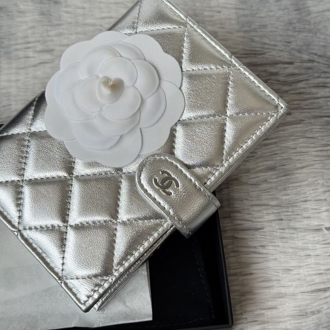 Chanel Passport Holder AP3196 Silvery Chanel Passport Holder AP3196 Silvery
