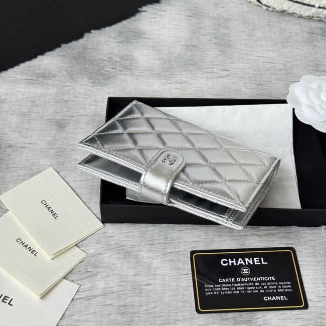 Chanel Passport Holder AP3196 Silvery Chanel Passport Holder AP3196 Silvery