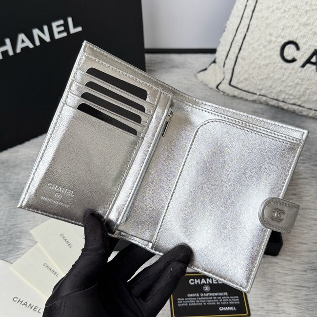 Chanel Passport Holder AP3196 Silvery Chanel Passport Holder AP3196 Silvery