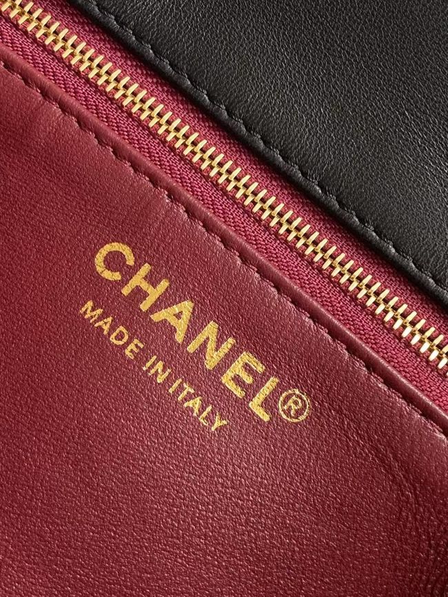 Chanel Small Flap Bag Lambskin AS6430 black Chanel Small Flap Bag Lambskin AS6430 black