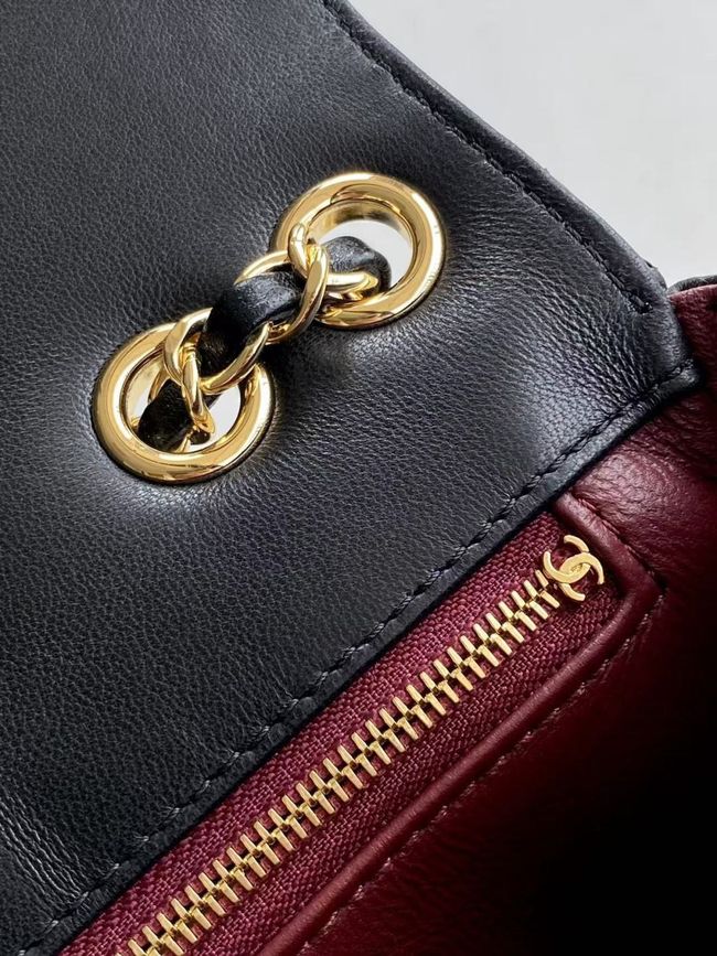 Chanel Small Flap Bag Lambskin AS6430 black Chanel Small Flap Bag Lambskin AS6430 black