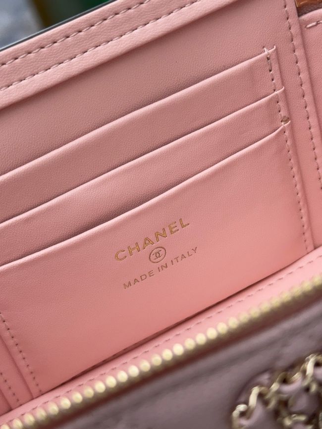 Chanel Vanity with Chain AP5182 pink Chanel Vanity with Chain AP5182 pink