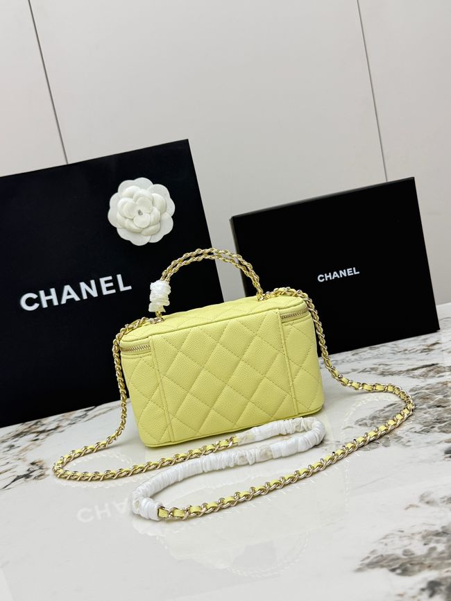 Chanel Vanity with Chain AP5182 yellow Chanel Vanity with Chain AP5182 yellow