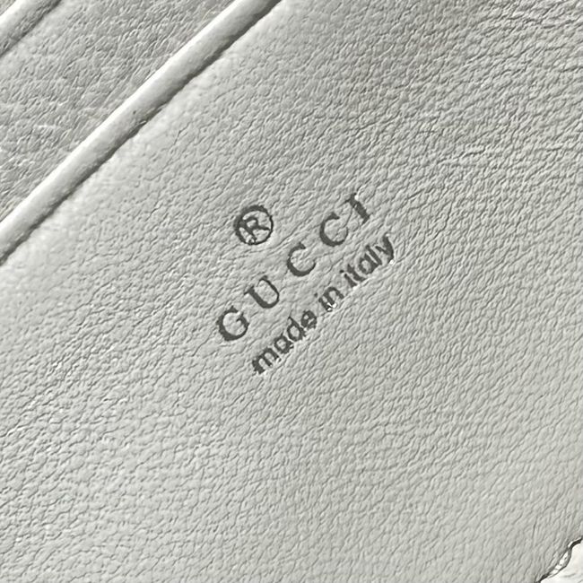 Gucci GG Marmont pouch with strap A006X2 white Gucci GG Marmont pouch with strap A006X2 white