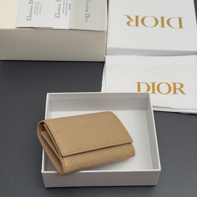 Lady Dior Dahlia Wallet S4602 apricot Lady Dior Dahlia Wallet S4602 apricot