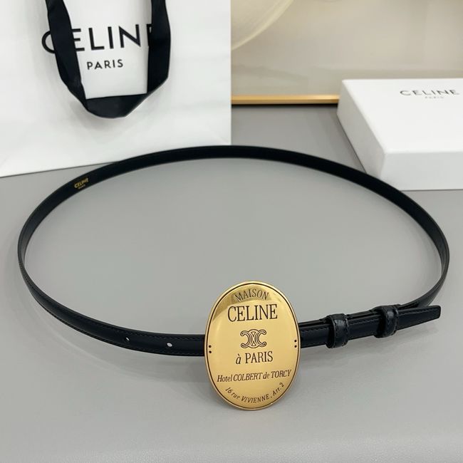 Celine LITTLE MAISON CELINE BELT IN TAURILLON LEATHER 18MM HO5705 Celine LITTLE MAISON CELINE BELT IN TAURILLON LEATHER 18MM HO5705