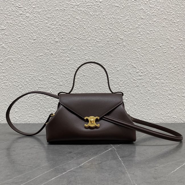 CELINE FLAIR IN GRAINED CALFSKIN L10BF5 CREAMY CHESTNUT CELINE FLAIR IN GRAINED CALFSKIN L10BF5 CREAMY CHESTNUT