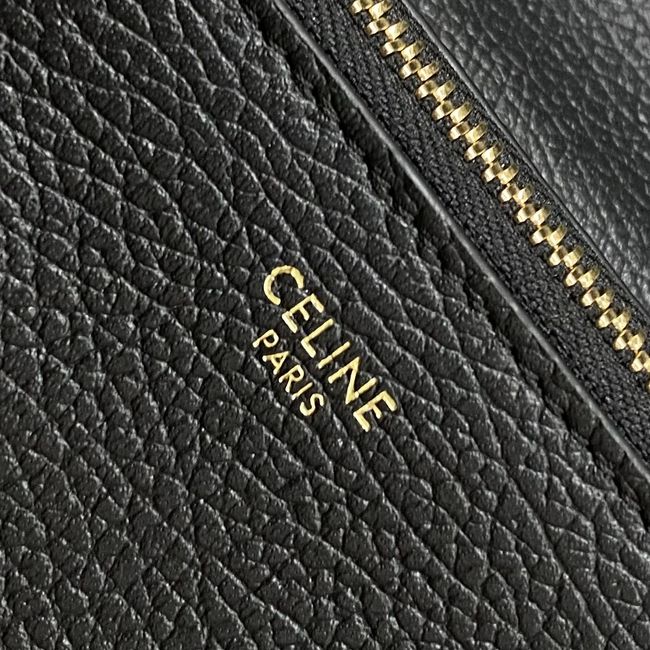 CELINE FLAIR IN GRAINED CALFSKIN L10BF5 CREAMY black CELINE FLAIR IN GRAINED CALFSKIN L10BF5 CREAMY black