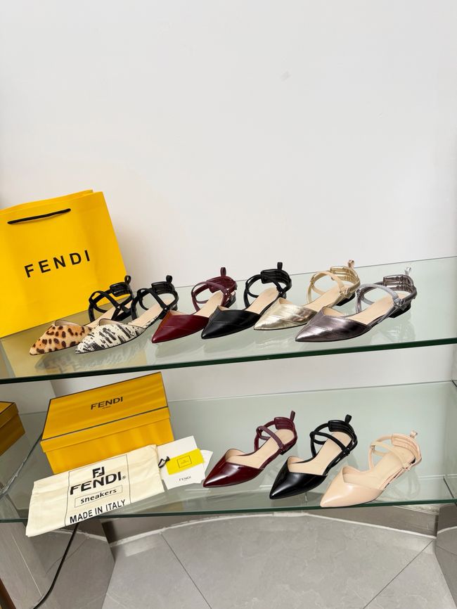 Fendi WOMENS SANDAL slingback Colibri Lite 8J8559-1