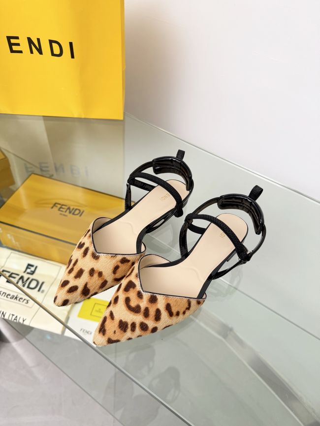 Fendi WOMENS SANDAL slingback Colibri Lite 8J8559-3