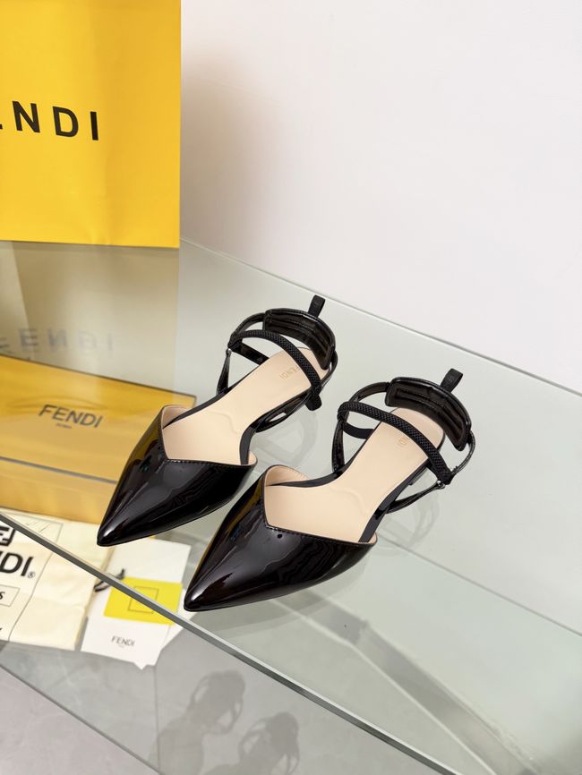 Fendi WOMENS SANDAL slingback Colibri Lite 8J8559-4