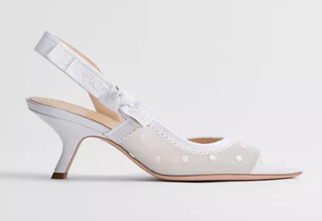 JAdior Slingback Pump Embroidered Plumetis CV642-2 JAdior Slingback Pump Embroidered Plumetis CV642-2