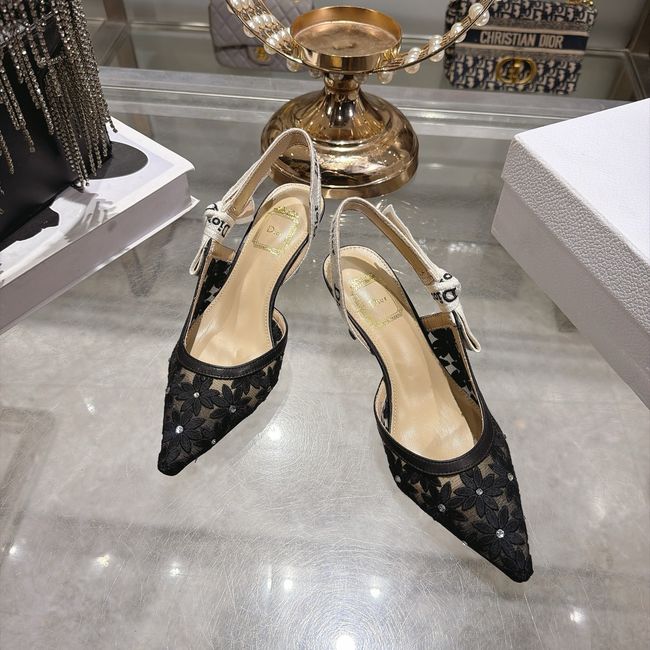 JAdior Slingback Pump Embroidered Plumetis CV642-6 JAdior Slingback Pump Embroidered Plumetis CV642-6