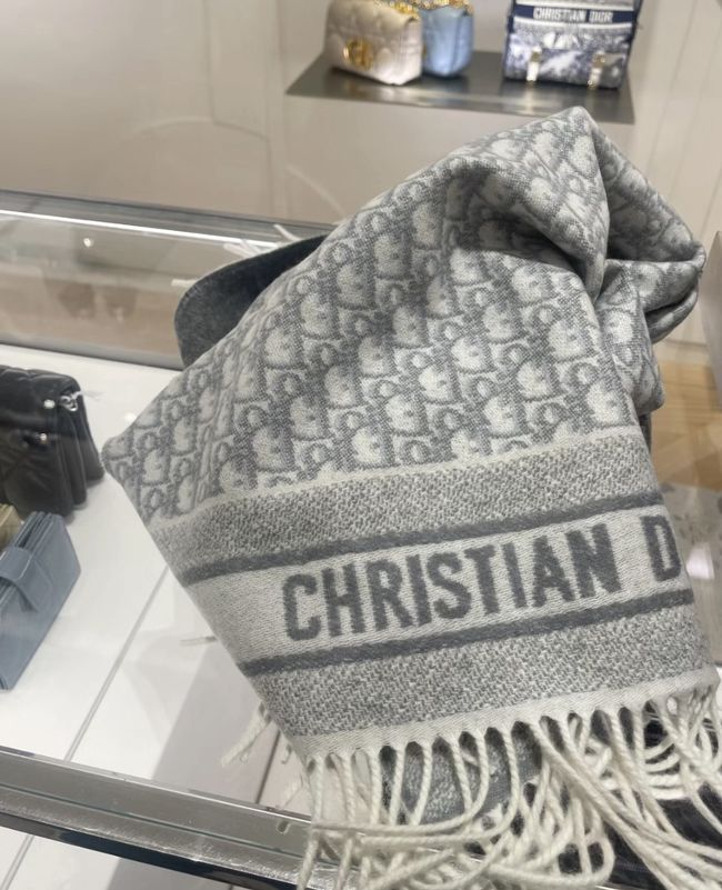 Dior Oblique Scarf Cashmere 9I093-2