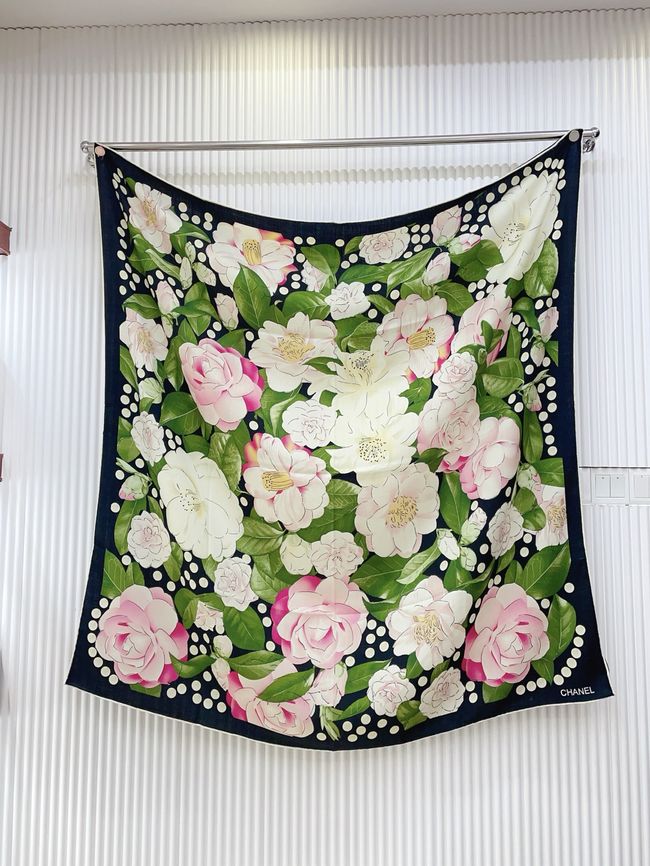 Chanel Wool and Silk Shawl AAC490-1 Chanel Wool and Silk Shawl AAC490-1