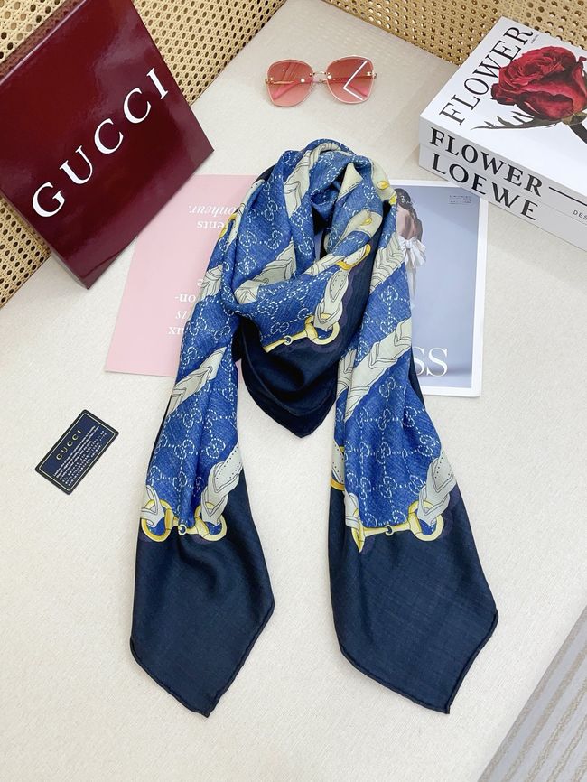 Gucci Shawl Wool and Silk A007HK-1 Gucci Shawl Wool and Silk A007HK-1