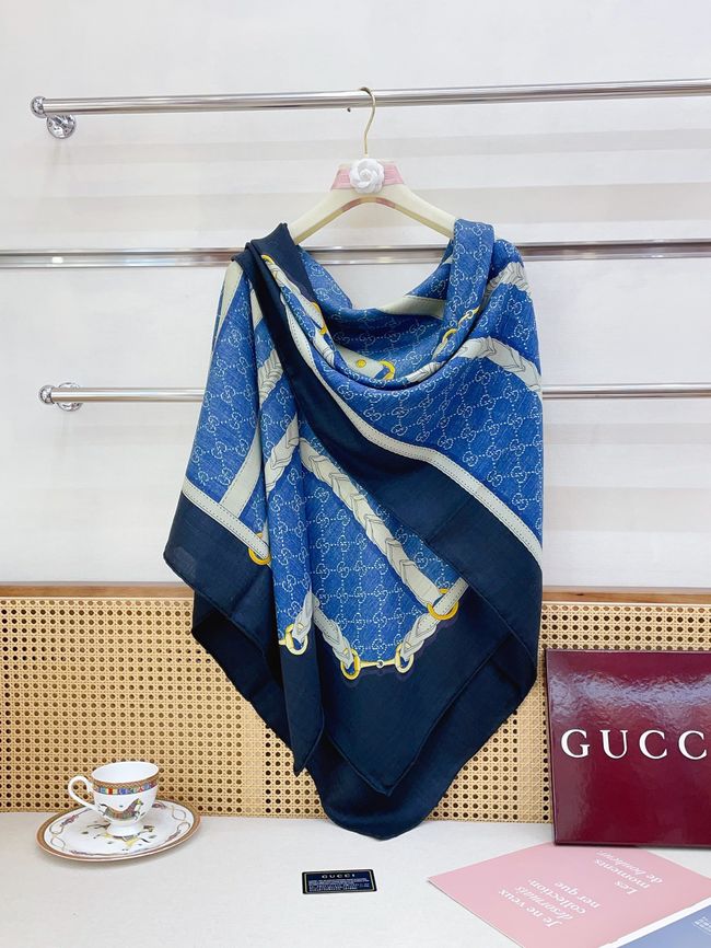 Gucci Shawl Wool and Silk A007HK-1 Gucci Shawl Wool and Silk A007HK-1