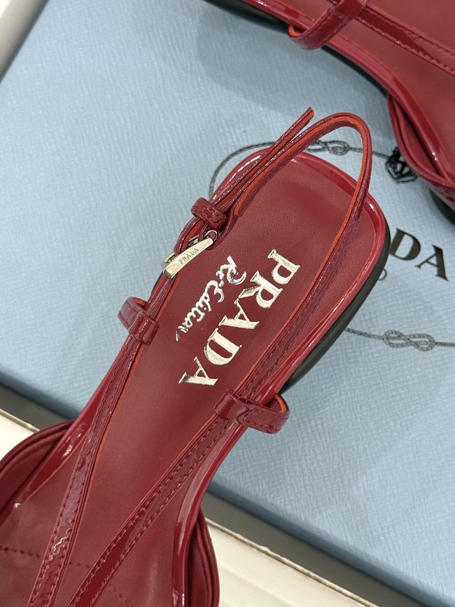Prada Brushed leather slingback pumps 1I701O-2