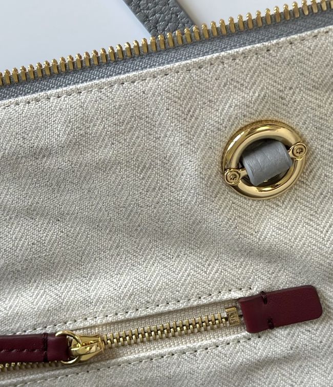 Chanel Shopping Bag Grained Calfskin AS6483 gray