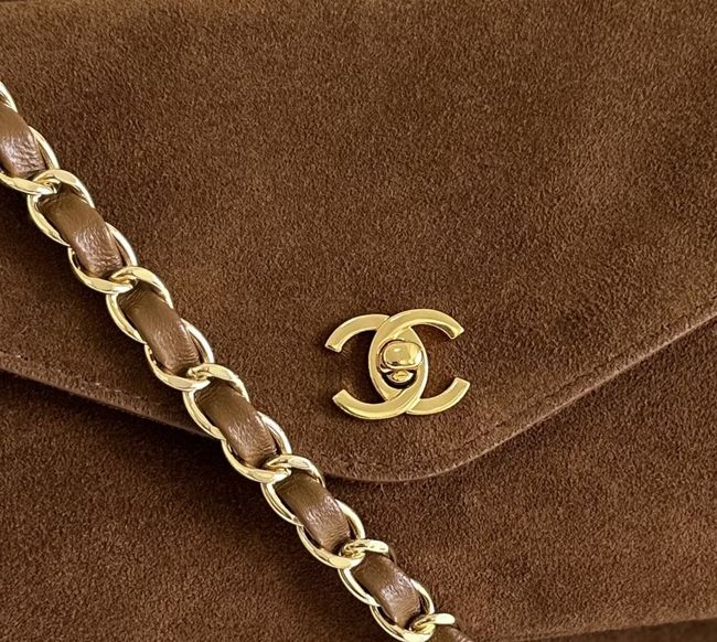 Chanel Shopping Bag Suede AS6483 tan Chanel Shopping Bag Suede AS6483 tan